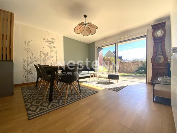 à vendre à Vannes secteur trussac Appartement  3 pièces avec jardin privatif et parking