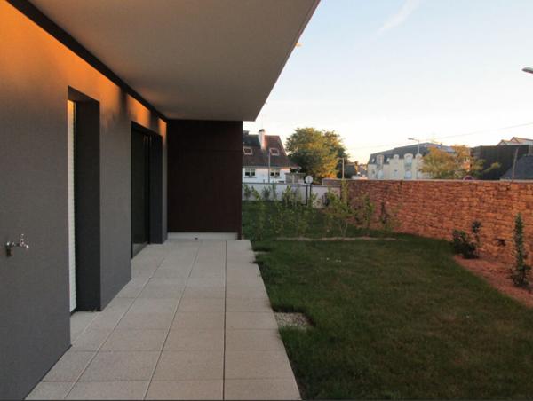 à vendre à Vannes secteur trussac Appartement  3 pièces avec jardin privatif et parking