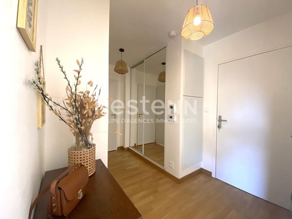 à vendre à Vannes secteur trussac Appartement  3 pièces avec jardin privatif et parking
