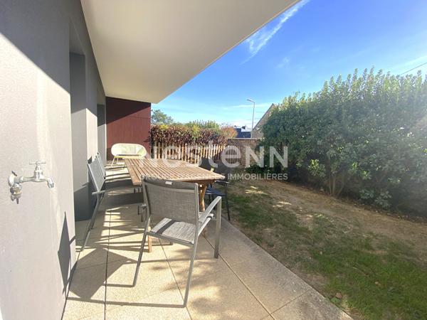 à vendre à Vannes secteur trussac Appartement  3 pièces avec jardin privatif et parking