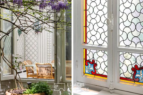 Hotel particulier avec jardin et atelier