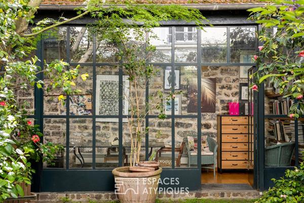 Hotel particulier avec jardin et atelier
