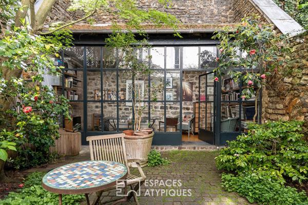 Hotel particulier avec jardin et atelier