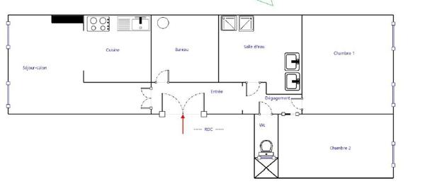 Appartement 3 pièces - 75 m²