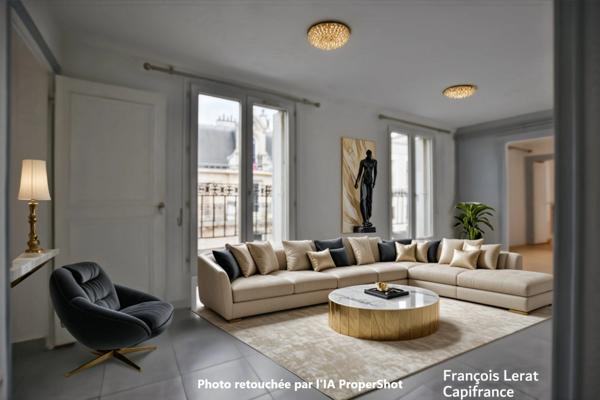 À Vendre (75009 Paris) - Appartement de 4 pièces – 2 chambres – 61,32 m2 - Haut de la Rue Henry Monnier – 615 000 € honoraires d’agence inclus.