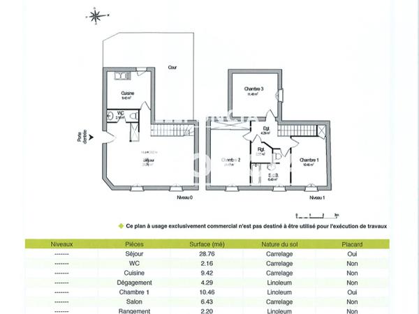 Location Maison 4 pièces 89.7 m² - 27 C AVENUE GAMBETTA Rochefort Sur Mer 17300