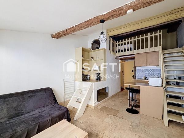 Deux studios climatisés + garage de 30 m²