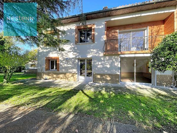 Maison rénovée T6 à vendre,165m², jardin, Villefranche de Lauragais