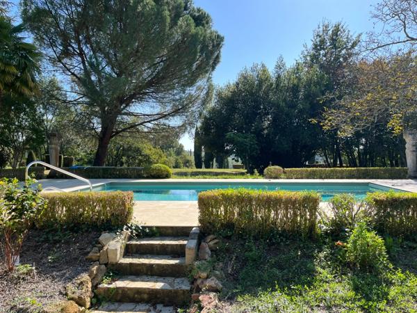 Dpt Gers (32), à vendre NOGARO proche, TRES ELEGANTE PROPRIETE RURALE sur 4.5 hectares, MAISON de MAITRE, GITE, deux piscines neuves, parc séculaire, SANS NUISANCE