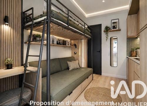 Studio à vendre 9,33 m² Saint-Cloud