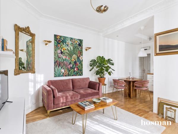 Au calme absolu ! Appartement 2 pièces de 44m² - Guy Môquet - Rue Lamarck, Paris