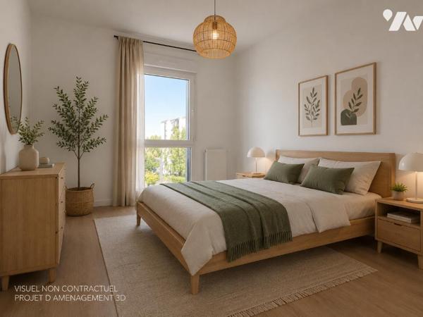 Francheville-Le-Bas, T3 NEUF de 70.56m² au 2ème étage