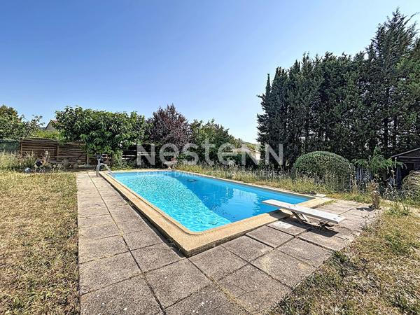Bouc Bel Air - 4 pièce(s) - 84.75 m2 - secteur La salle, 1169m² de terrain, piscine, grand sous sol de 90m²