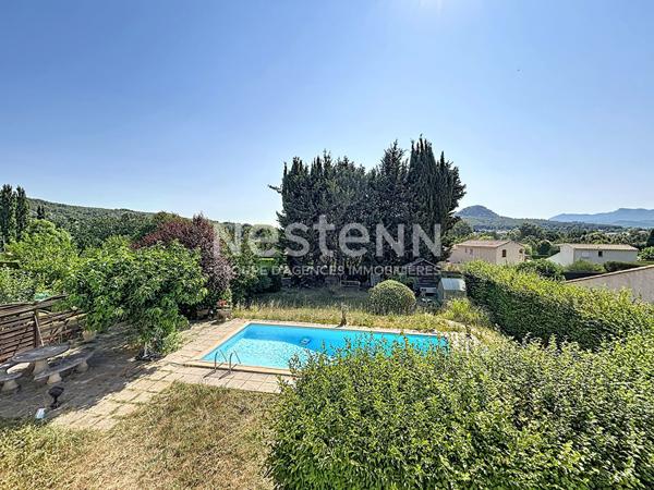 Bouc Bel Air - 4 pièce(s) - 84.75 m2 - secteur La salle, 1169m² de terrain, piscine, grand sous sol de 90m²