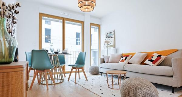 Appartement exposé sud avec balcon Bouguenais 4 pièce(s) 61 m2