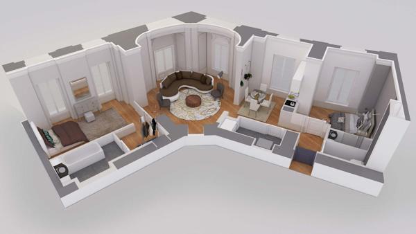 Appartement exposé sud avec balcon Bouguenais 4 pièce(s) 61 m2