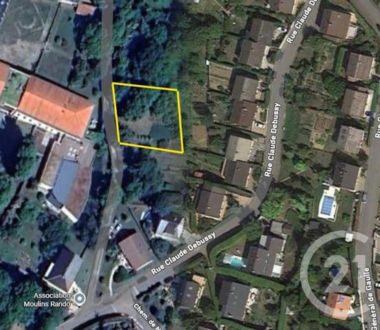 Terrain à vendre  842 m2 JOUY AUX ARCHES - 57