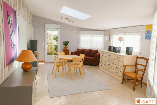 Maison plain pied rénovée à 250m de la plage