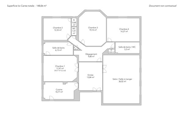 Appartement Paris 17e - VILLIERS / LEGENDRE