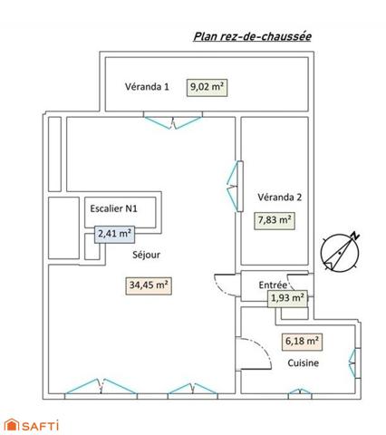 Quartier prisé, proche centre-ville, jardin, garage, sous-sol.