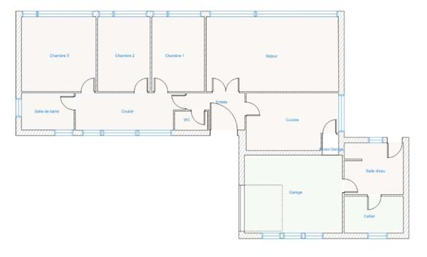 En Exclusivité, Maison Mattern d'environ 115m2 sur une parcelle de 2292m2 à Voujeaucourt