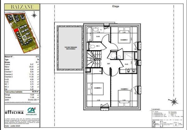 Maison à vendre 4 pièces 95 m² Couëron