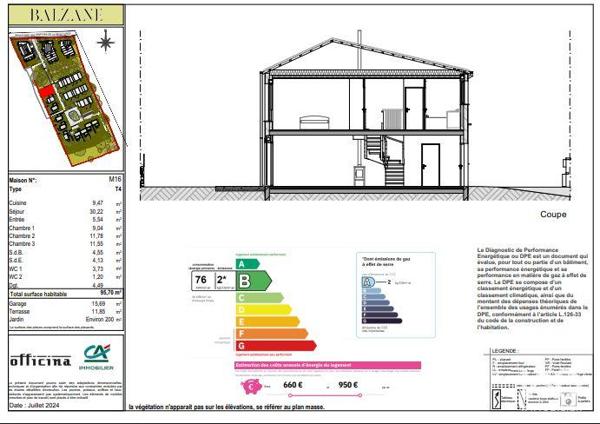 Maison à vendre 4 pièces 95 m² Couëron