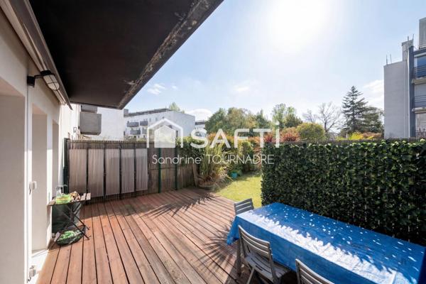 MERIGNAC- Limite BORDEAUX : Appt comme une maison - 3 ch, jardin