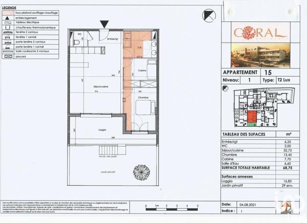 Appartement à vendre 