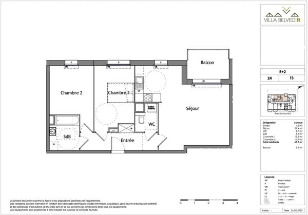 Appartement à vendre 3 pièces 67 m² Berck
