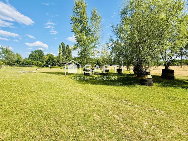 Maison et propriété équestre