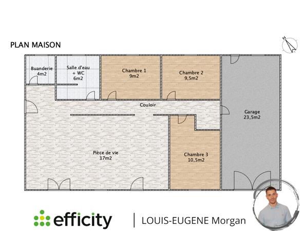 Maison 5 pièces - 84 m²