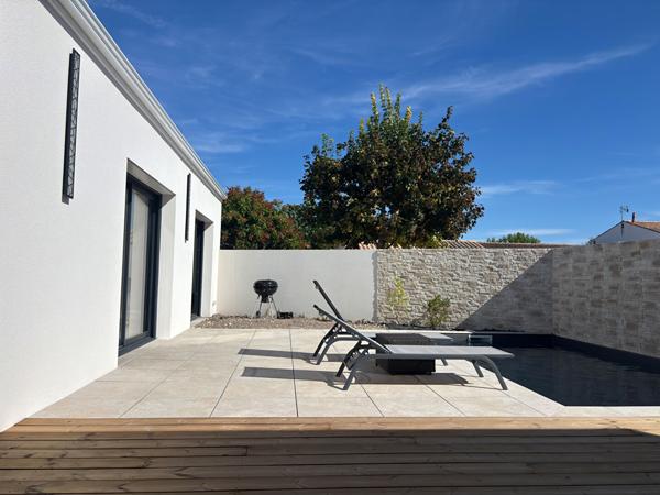 1500 m plage villa T4 neuve Vaux sur mer