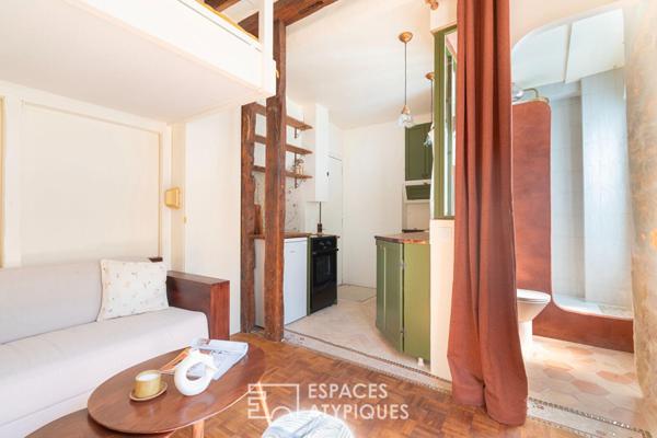 Studio rénové à deux pas de la rue de Bretagne