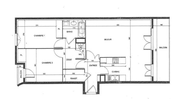APPARTEMENT T3 309 RUE GARIBALDI 69007 LYON