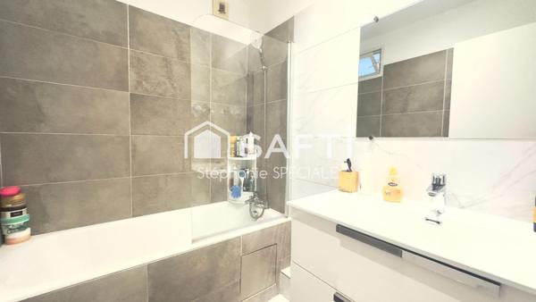 Charmant 3 pièces lumineux avec balcon, parking et cave à Antibes (06600)