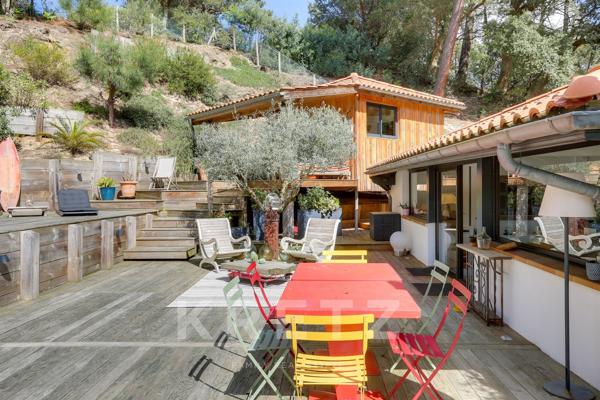 Villa d'exception vue pinède infinie