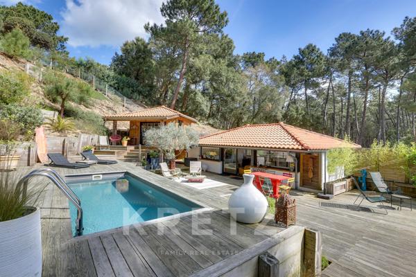 Villa d'exception vue pinède infinie