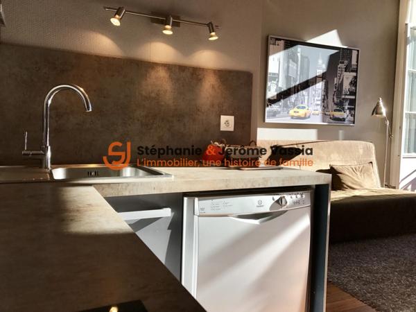 T1 Bis bourgeois meublé avec balcon à Bagnèrtes de Luchon