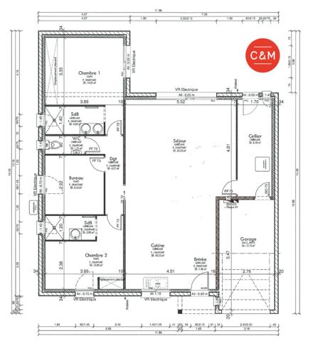 44118 LA CHEVROLIERE LA CHEVROLIERE - Maison 4 pièces 103 m²
