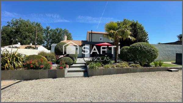 Propriété de 136m² + logement T3 de 63m² sur 1489m² - Calme - Bel Environnement