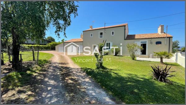 Propriété de 136m² + logement T3 de 63m² sur 1489m² - Calme - Bel Environnement