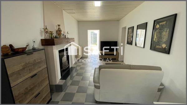 Propriété de 136m² + logement T3 de 63m² sur 1489m² - Calme - Bel Environnement