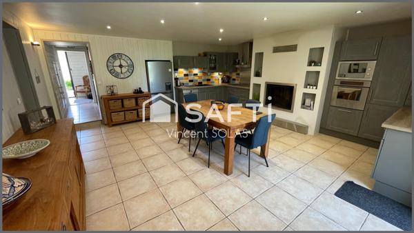 Propriété de 136m² + logement T3 de 63m² sur 1489m² - Calme - Bel Environnement