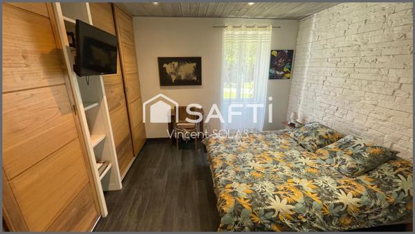Propriété de 136m² + logement T3 de 63m² sur 1489m² - Calme - Bel Environnement