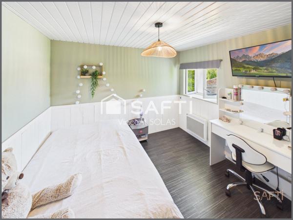 Propriété de 136m² + logement T3 de 63m² sur 1489m² - Calme - Bel Environnement