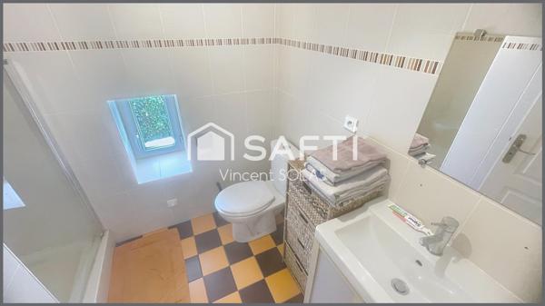 Propriété de 136m² + logement T3 de 63m² sur 1489m² - Calme - Bel Environnement