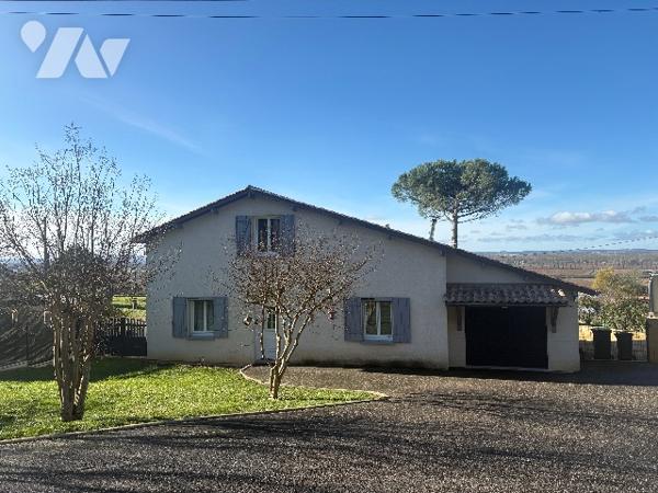 Exclusivité ! En coteaux, vue dégagée dans quartier prisé ! Jardin, garage, 4 chambres...A visiter !