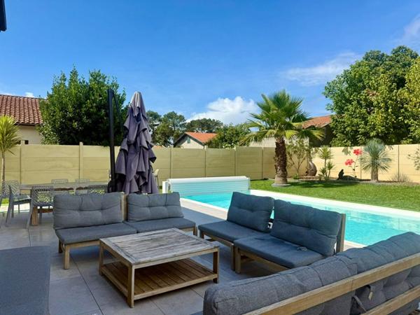 Biscarrosse Plage - Maison avec piscine, jacuzzi et fort potentiel locatif à 800 mètres de l'océan
