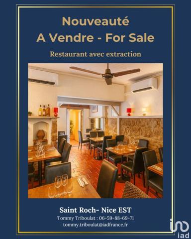Restaurant à vendre 60 m² Nice